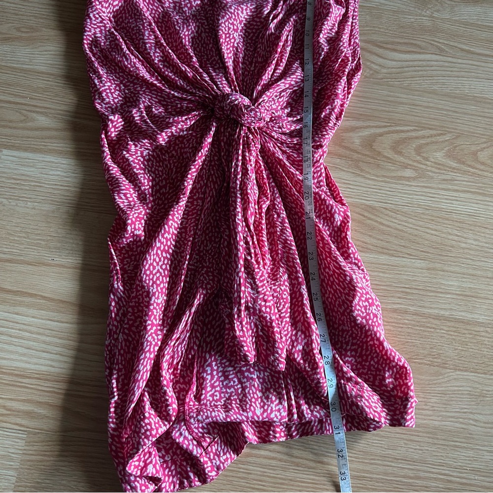 ViX Paula Hermanny Pink Patterned Mini Cover Up Dress Small - Picture 7 of 8
